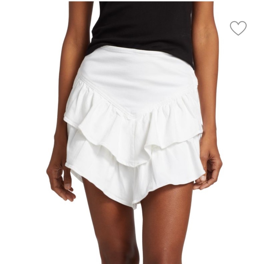 Mother The Ruffle Mini Skirt